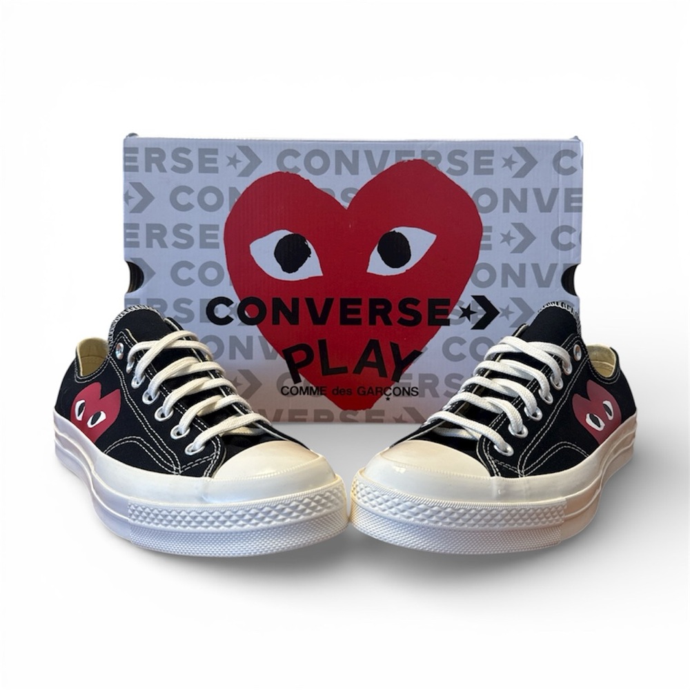 CONVERSE CDG Brand New Low Tops | Black | Men’s 10
